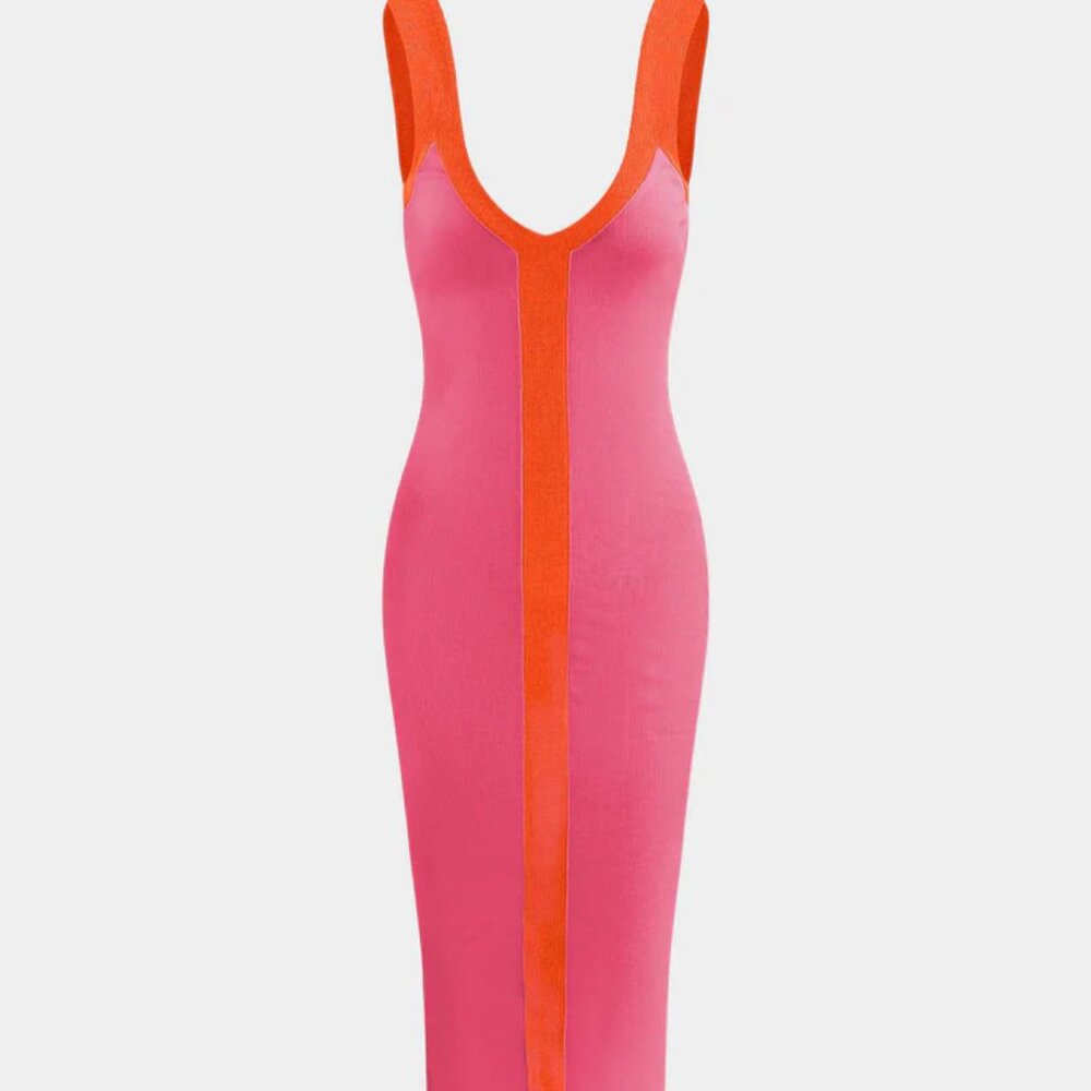 Micas Maxi Colorblock Dress